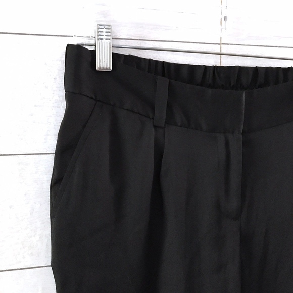 Ann Taylor LOFT Black Straight Ankle Julie Pants - Picture 3 of 8